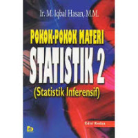 Image of Pokok-pokok Materi Statistik 2 : Statistik Infrensif