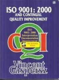 Iso 9001 : 2000 and continual quality improvement