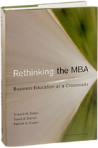 Image of Rethinking the mba business education at a crossroads